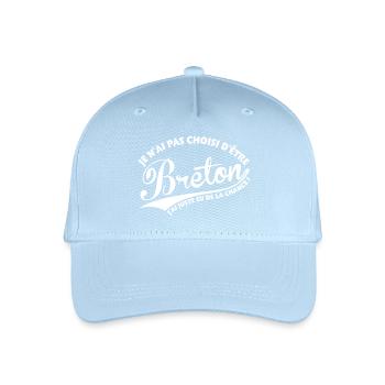 Breton chanceux - Casquette de baseball bio Enfant - bleu clair - Devant