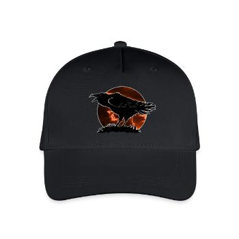 Kroa - Organic Kids’ Baseball Cap - black - Front