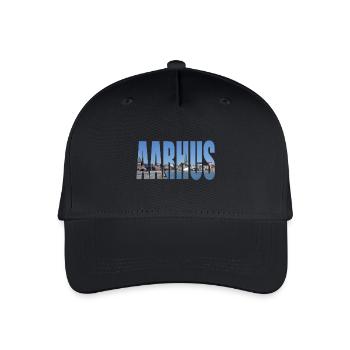 AARHUS DENMARK - Organic Kids’ Baseball Cap - black - Front