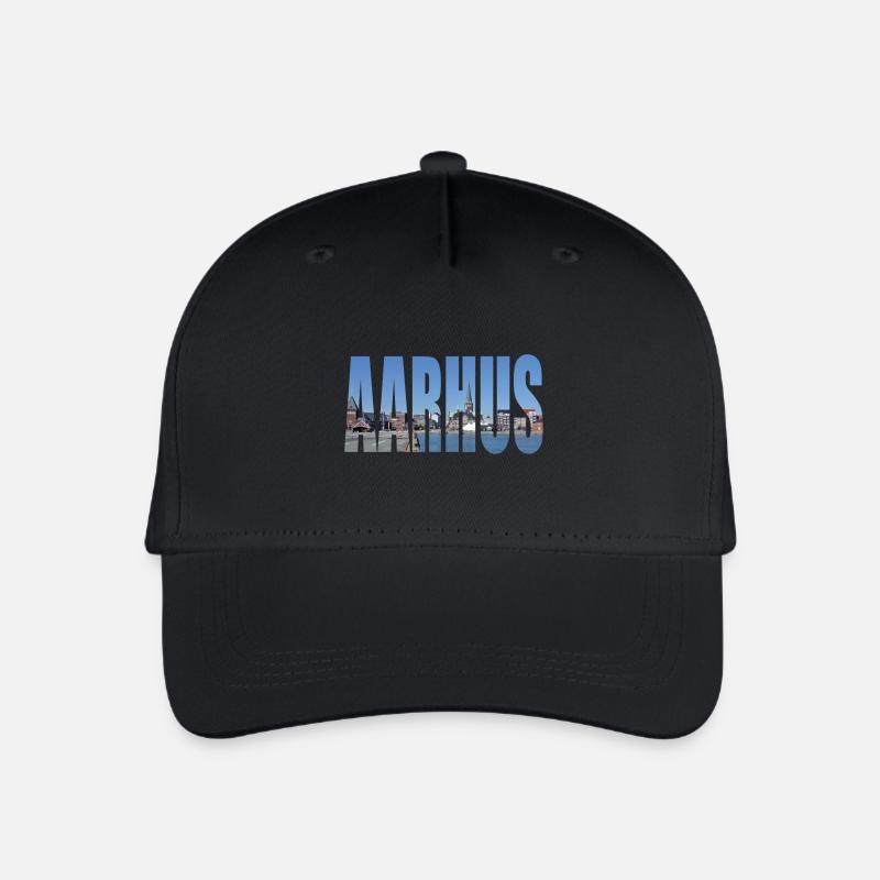 AARHUS DÄNEMARK - Kinder Bio Basecap - Schwarz