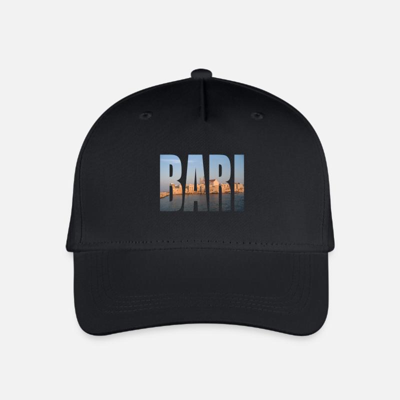 Bari Italien - Kinder Bio Basecap - Schwarz