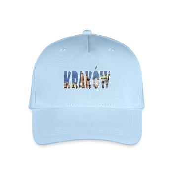 Cracovie Pologne - Casquette de baseball bio Enfant - bleu clair - Devant