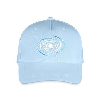 Spiral galaxy, universe, cosmos, milky way - Organic Kids’ Baseball Cap - light blue - Front
