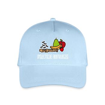 Dyslexische Frucht fliegen Legasthenie Blockflöte - Kinder Bio Basecap - Hellblau - Vorne
