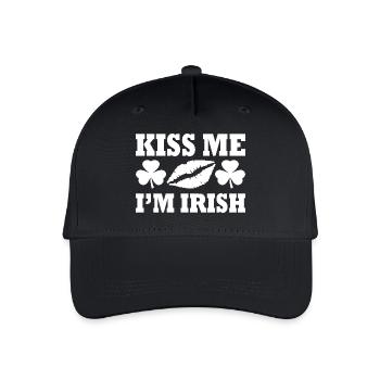kiss me im irish - Kinder Bio Basecap - Schwarz - Vorne