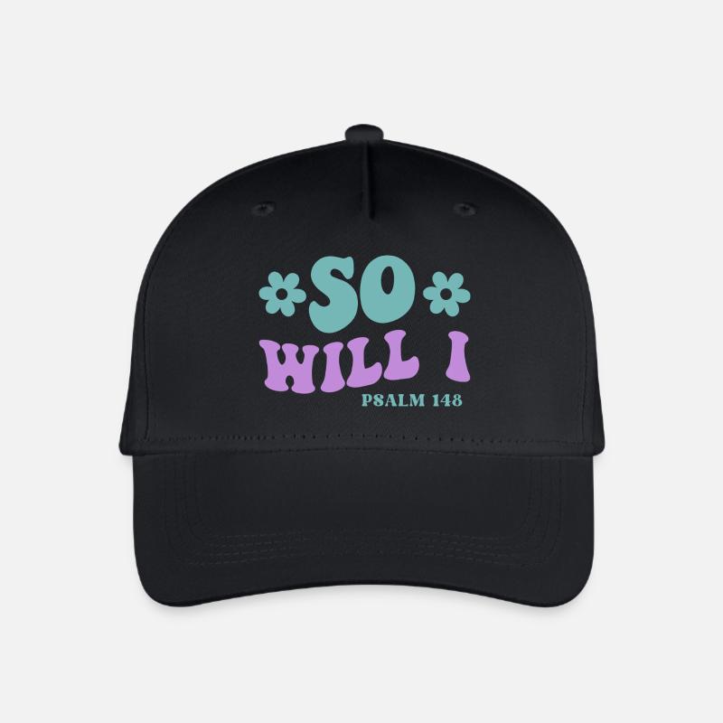 Psaume 148 - Casquette de baseball bio Enfant - noir
