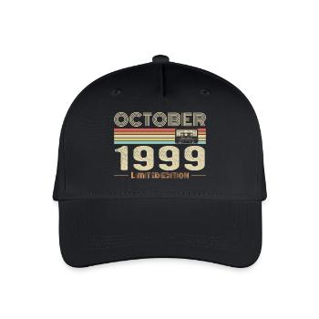 Birthday october 1999 - Organic Kids’ Baseball Cap - black - Front