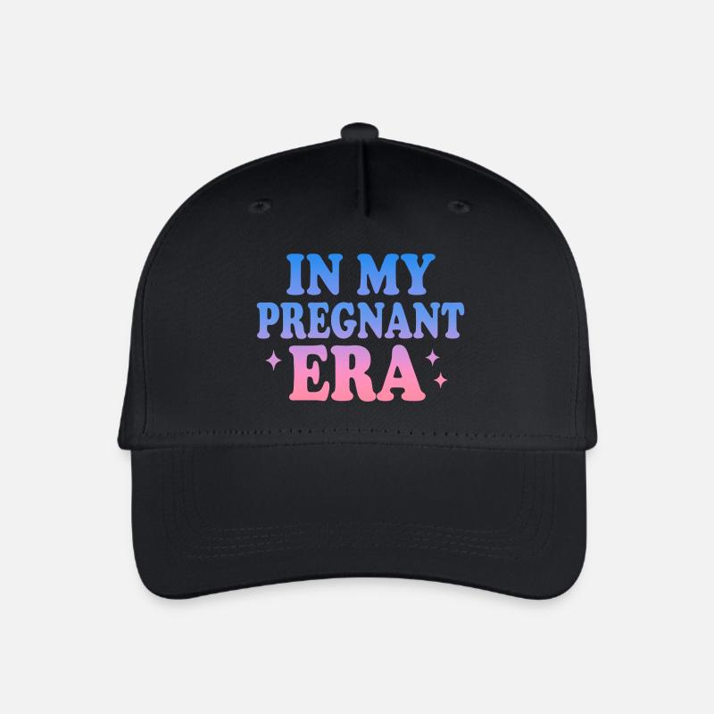 À l’ère de ma grossesse - Annonce de grossesse - Casquette de baseball bio Enfant - noir