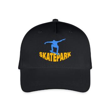 Skatepark - Organic Kids’ Baseball Cap - black - Front