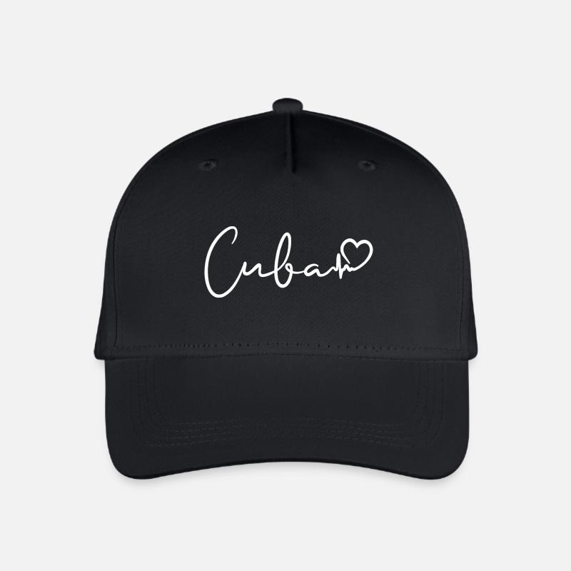 Kuba Herzschlag Cuba - Kinder Bio Basecap - Schwarz