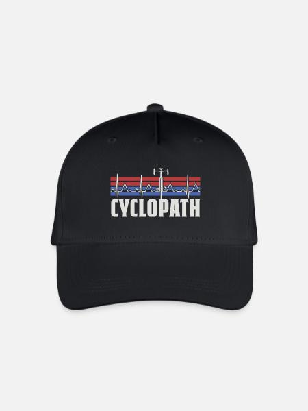 CYCLOPATH GRAVEL RENNRAD RADSPORT SPRUCH FAHRRAD - Kinder Bio Basecap - Schwarz