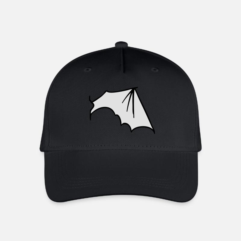 batwing_right - Kinder Bio Basecap - Schwarz