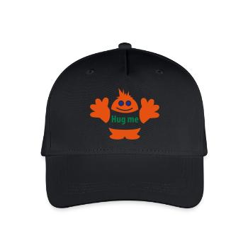 Hug Me - Organic Kids’ Baseball Cap - black - Front