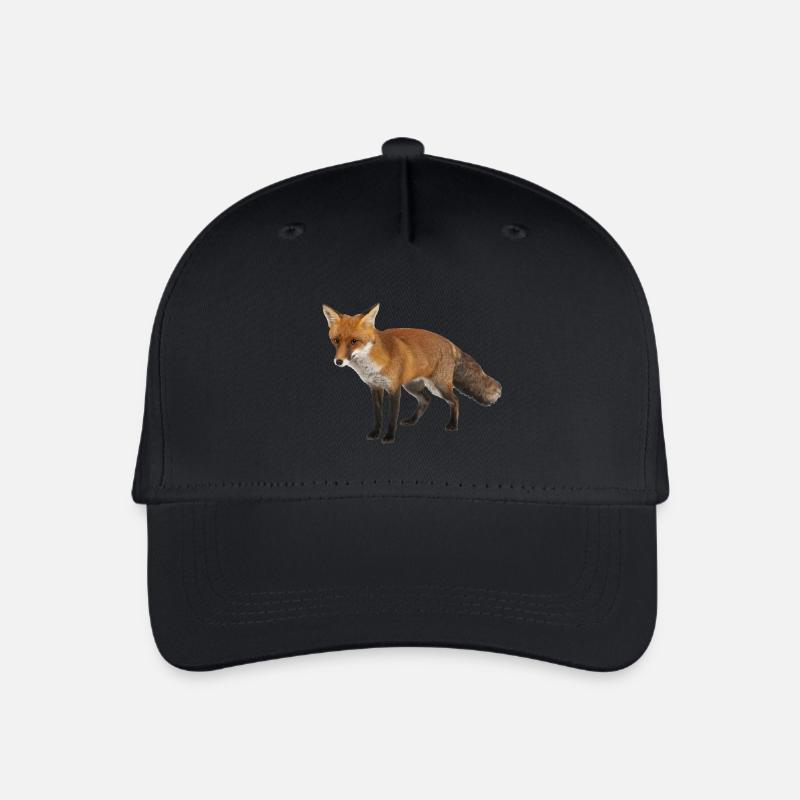Fox - Organic Kids’ Baseball Cap - black