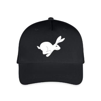 fast bunny - Organic Kids’ Baseball Cap - black - Front