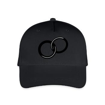 Rings / / marriage proposal / / Get engaged / / - Organic Kids’ Baseball Cap - black - Front