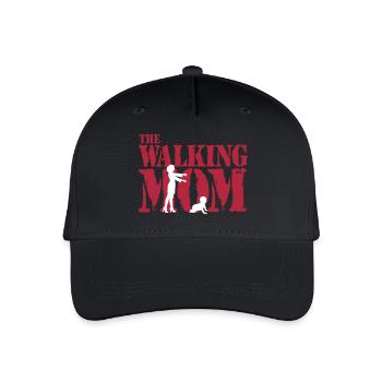 The walking Mom - Kinder Bio Basecap - Schwarz - Vorne