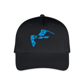 fliegende moewe - Kinder Bio Basecap - Schwarz - Vorne