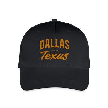 Vintage Dallas Texas - Organic Kids’ Baseball Cap - black - Front