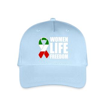 Women life freedom - Organic Kids’ Baseball Cap - light blue - Front