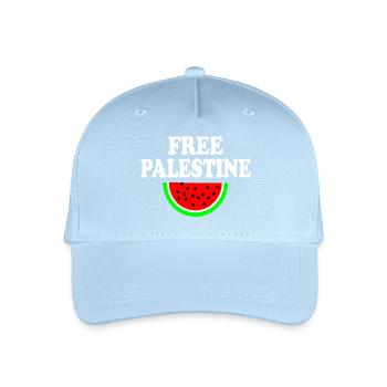 Free palestine - Kinder Bio Basecap - Hellblau - Vorne
