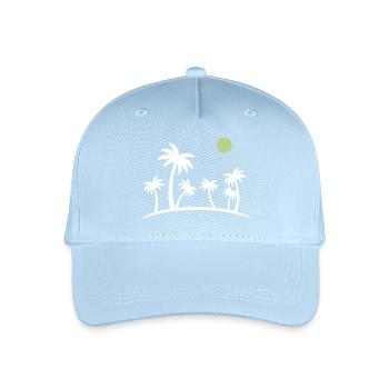Palmen - Kinder Bio Basecap - Hellblau - Vorne