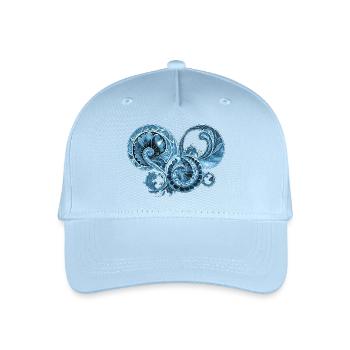 Ornement bleu - Casquette de baseball bio Enfant - bleu clair - Devant