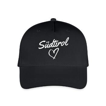 Südtirol - Kinder Bio Basecap - Schwarz - Vorne