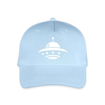 Minimaliste OVNI Alien soucoupe volante Sil - Casquette de baseball bio Enfant - bleu clair - Devant