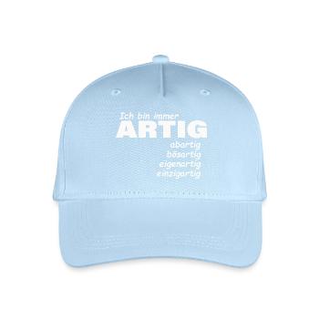 bon - Casquette de baseball bio Enfant - bleu clair - Devant