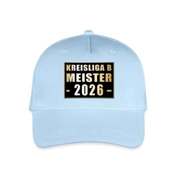 Champion of the Kreisliga B 2026 - Organic Kids’ Baseball Cap - light blue - Front
