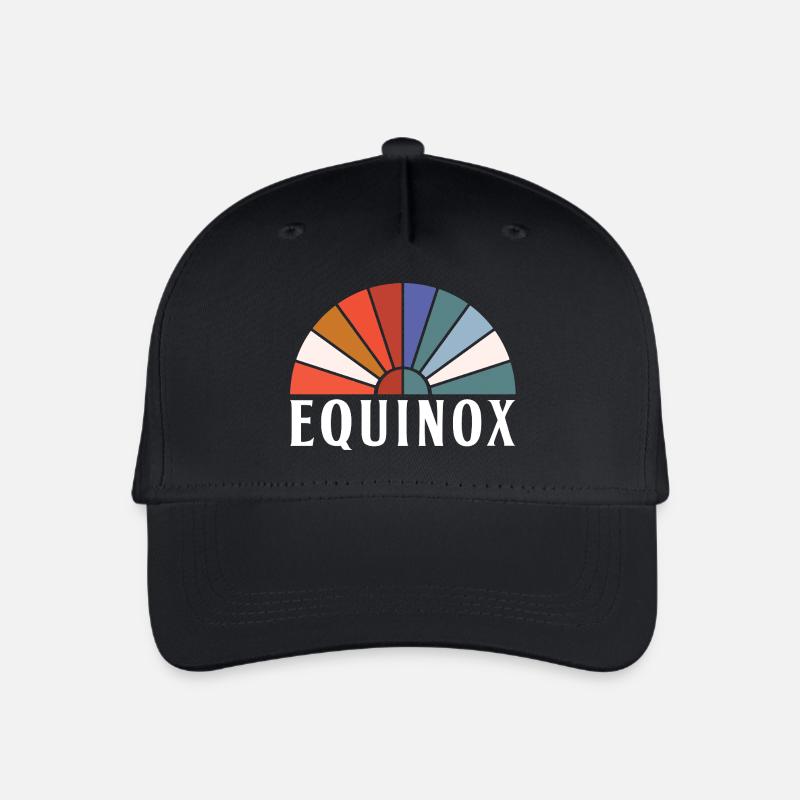 Équinoxe Joyeuses Pâques Ostara Eostre - Casquette de baseball bio Enfant - noir