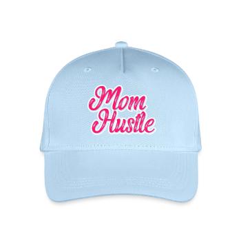 Mom Hustle Mom Shirt - Organic Kids’ Baseball Cap - light blue - Front