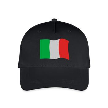 Flag Italy - Organic Kids’ Baseball Cap - black - Front