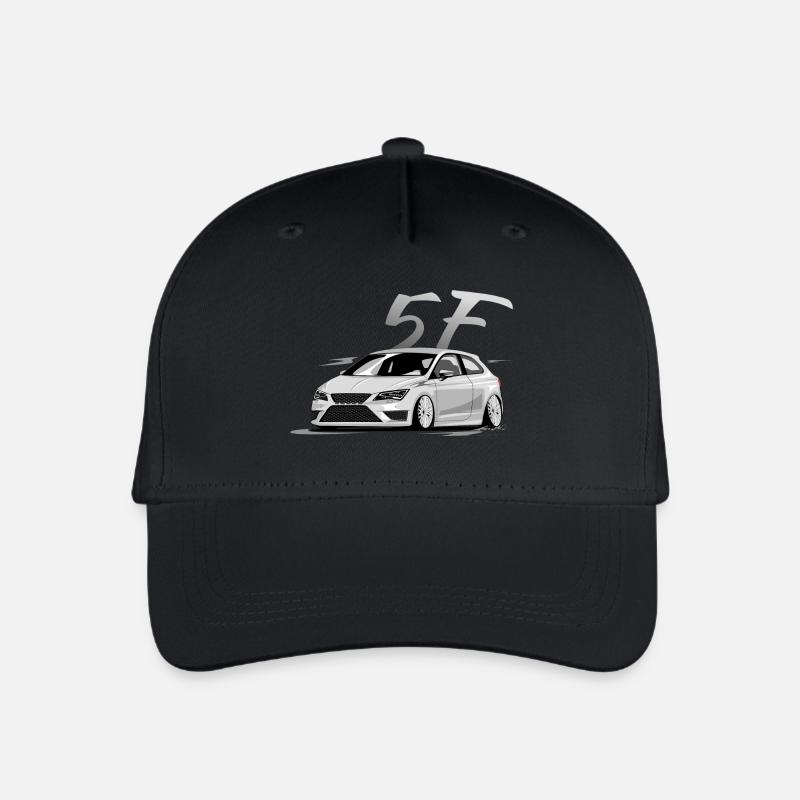Leon de la fr, faible, profond, Stanced, Cupra - Casquette de baseball bio Enfant - noir