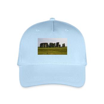Stonehenge - Organic Kids’ Baseball Cap - light blue - Front