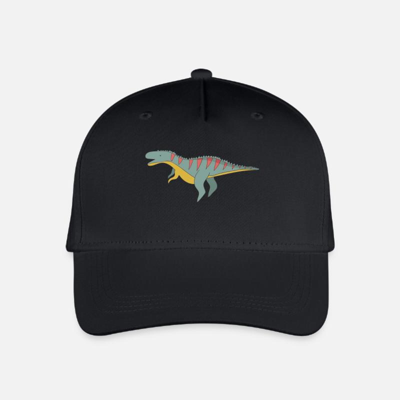 Geschenk Dinosaurier Fossil Kawaii Trex Comic Dino - Kinder Bio Basecap - Schwarz