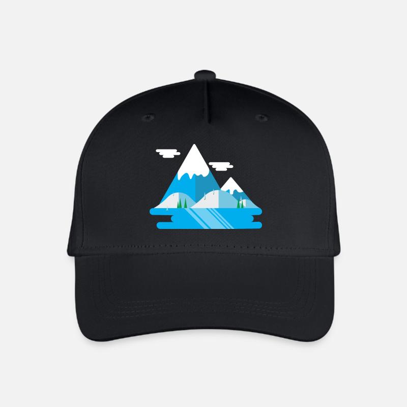 berg - Kinder Bio Basecap - Schwarz