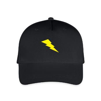 Blitz - Kinder Bio Basecap - Schwarz - Vorne