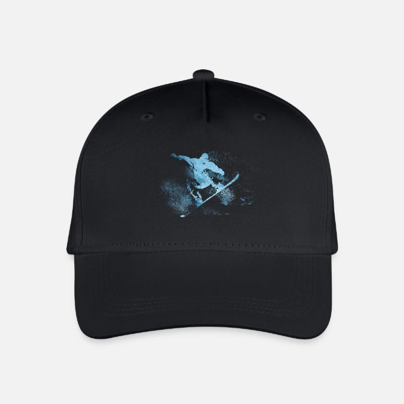 Snowboard - Kinder Bio Basecap - Schwarz