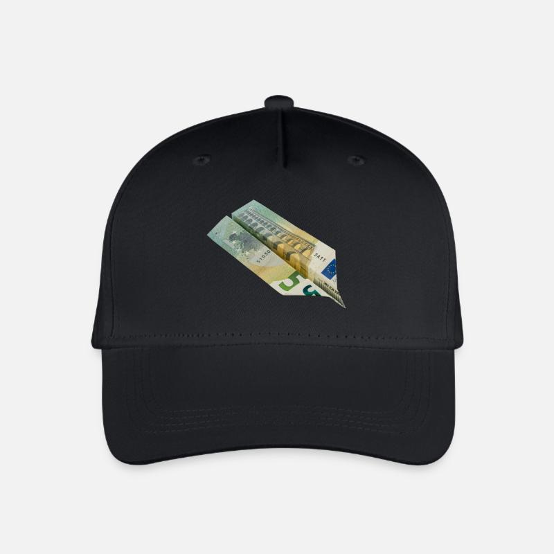 5-Euro-Schein - Kinder Bio Basecap - Schwarz