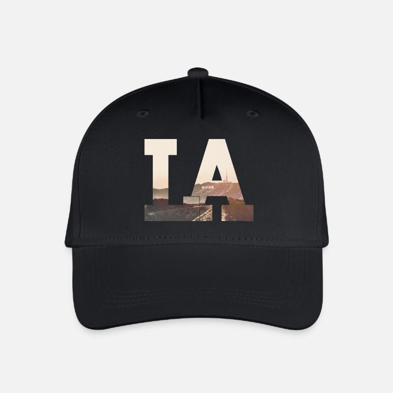LA - Los Angeles - Kinder Bio Basecap - Schwarz