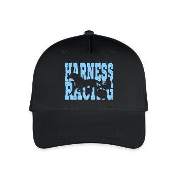 Course de trot - Casquette de baseball bio Enfant - noir - Devant