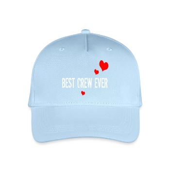 BEST CREW EVER - Organic Kids’ Baseball Cap - light blue - Front