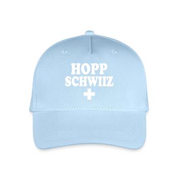 Hopp schwiiz - Casquette de baseball bio Enfant - bleu clair - Devant