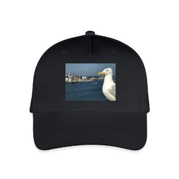 Mowe - Kinder Bio Basecap - Schwarz - Vorne