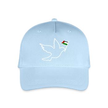 Free palestine - Casquette de baseball bio Enfant - bleu clair - Devant