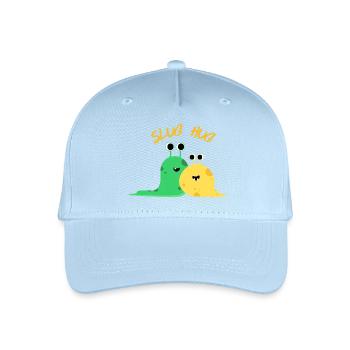 Câlin de limace - Casquette de baseball bio Enfant - bleu clair - Devant