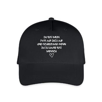 L’amour véritable Mon chéri Personne préférée Aime-toi - Casquette de baseball bio Enfant - noir - Devant