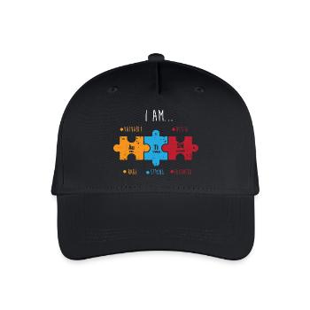 Tableau périodique - Casquette de baseball bio Enfant - noir - Devant